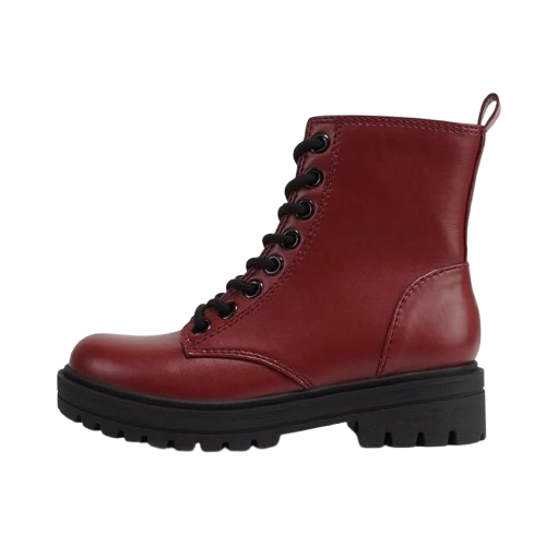 Soda FIRM - Lug Sole Combat Ankle Bootie