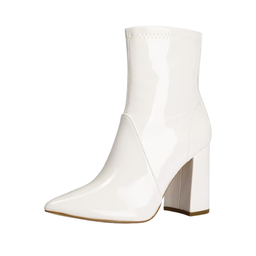 mysoft Women's GoGo Boots Mid Calf Block Heel