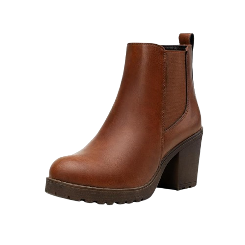 Vepose Women’s Ankle Chunky Heeled Boots