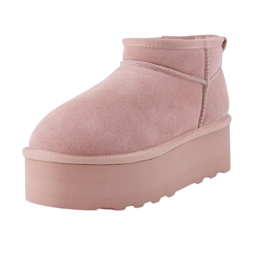 CUSHIONAIRE ugg Platform Ankle Boots