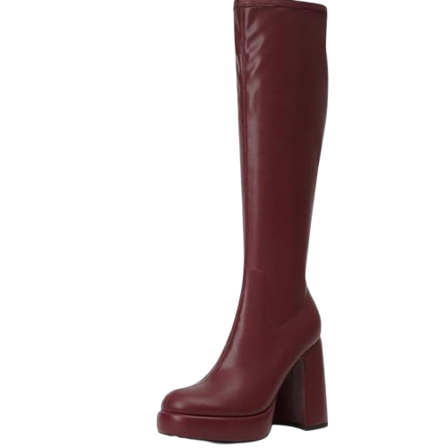 Modatope Platform Knee High Boots