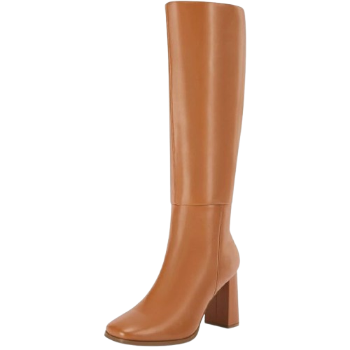 Coutgo Womens Wide Calf Knee High Boots